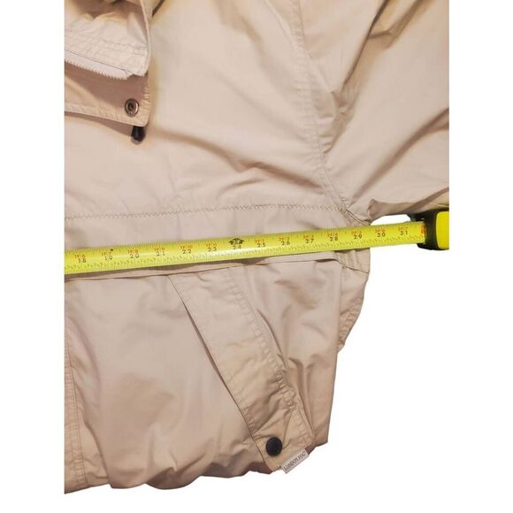 Very Nice Vintage Men's London Fog Hooded Wind Breaker Jacket Cream/Bone Size 2X - Picture 7 of 8